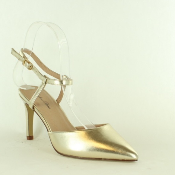 Dressy Heels from Fashion Focus - 1185-1 Gold - Picture 2 of 2